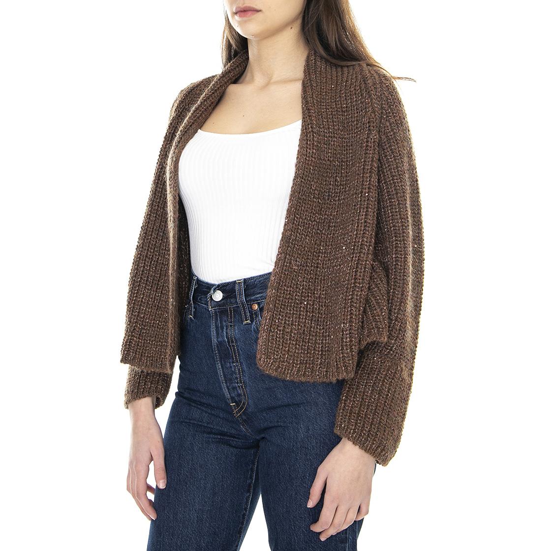 Womens 021SD53059 Brown / Rust / Ruggine Crewneck Sweater