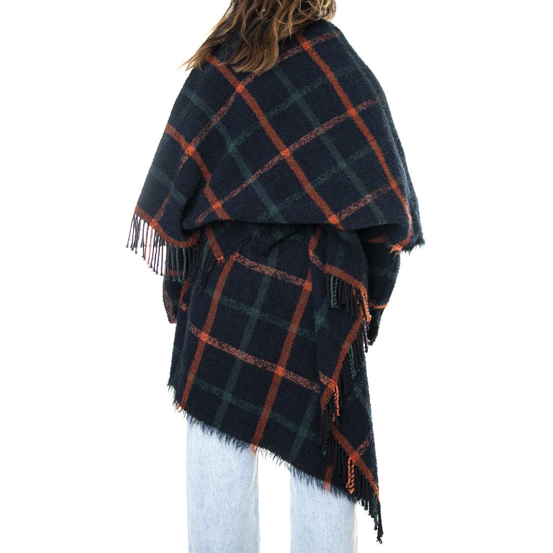Womens 021SD35022 Scozzese Poncho - Image 3