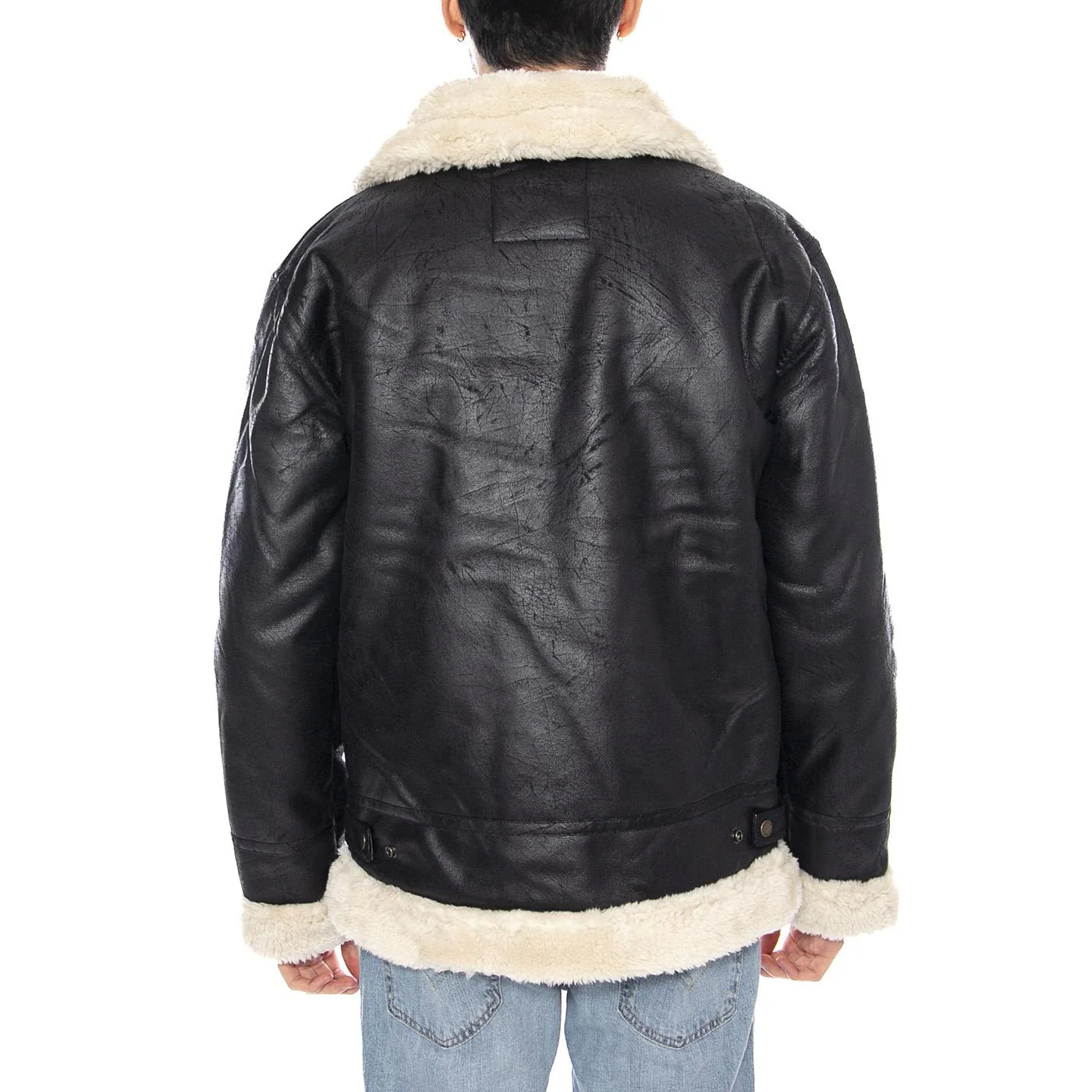 B3 FL -- Black Men's Jacket ALPHA INDUSTRIES - Image 3
