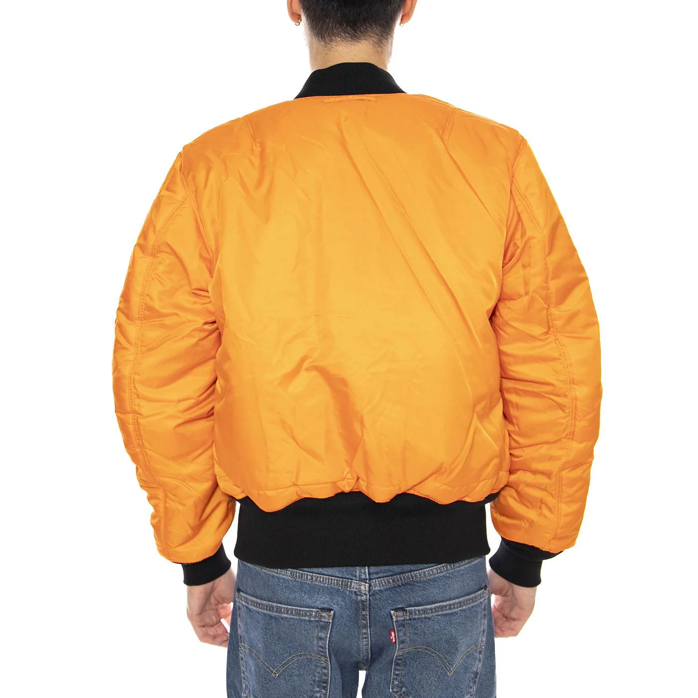 MA-1 Black Jacket -- Reversible Black Orange Men's Jacket ALPHA INDUSTRIES - Image 6
