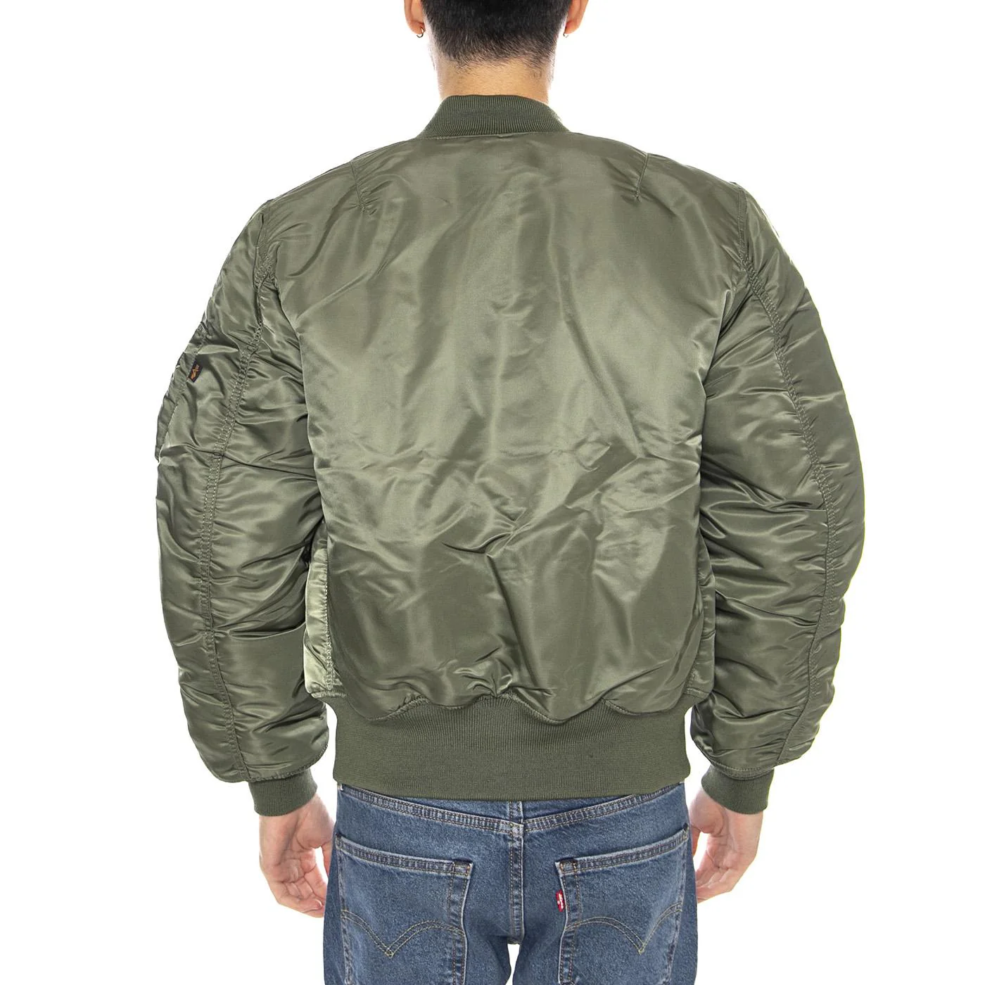 MA-1 Sage Green Jacket -- Men's Reversible Jacket Sage Green Men's ALPHA INDUSTRIES - Image 3