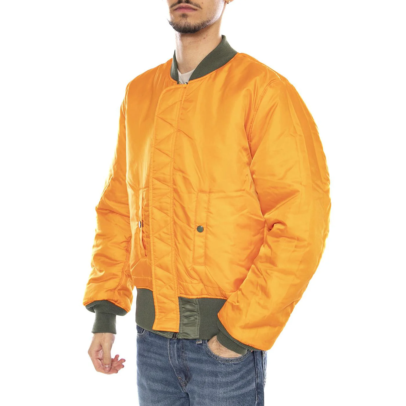 MA-1 Sage Green Jacket -- Men's Reversible Jacket Sage Green Men's ALPHA INDUSTRIES - Image 4