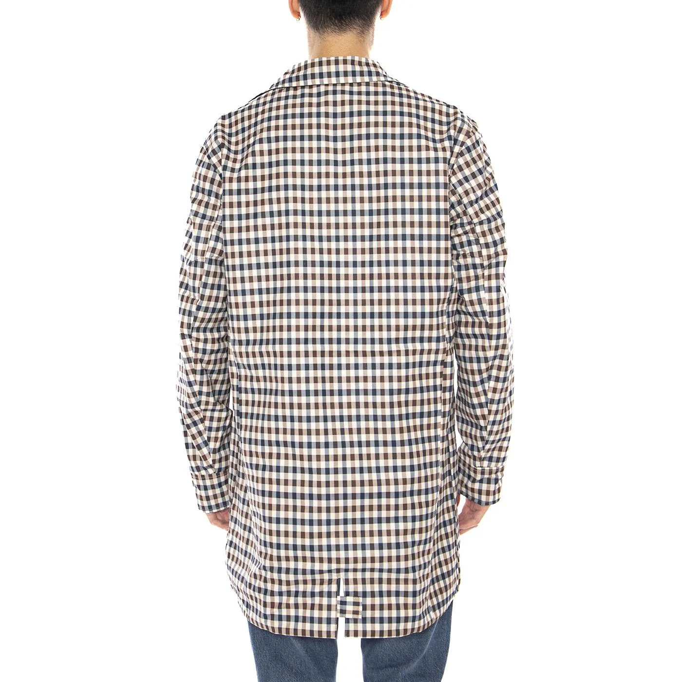 Aquascutum Iconic Reversible Trench -- Men's Trench Coat Blue none AQUASCUTUM - Image 6