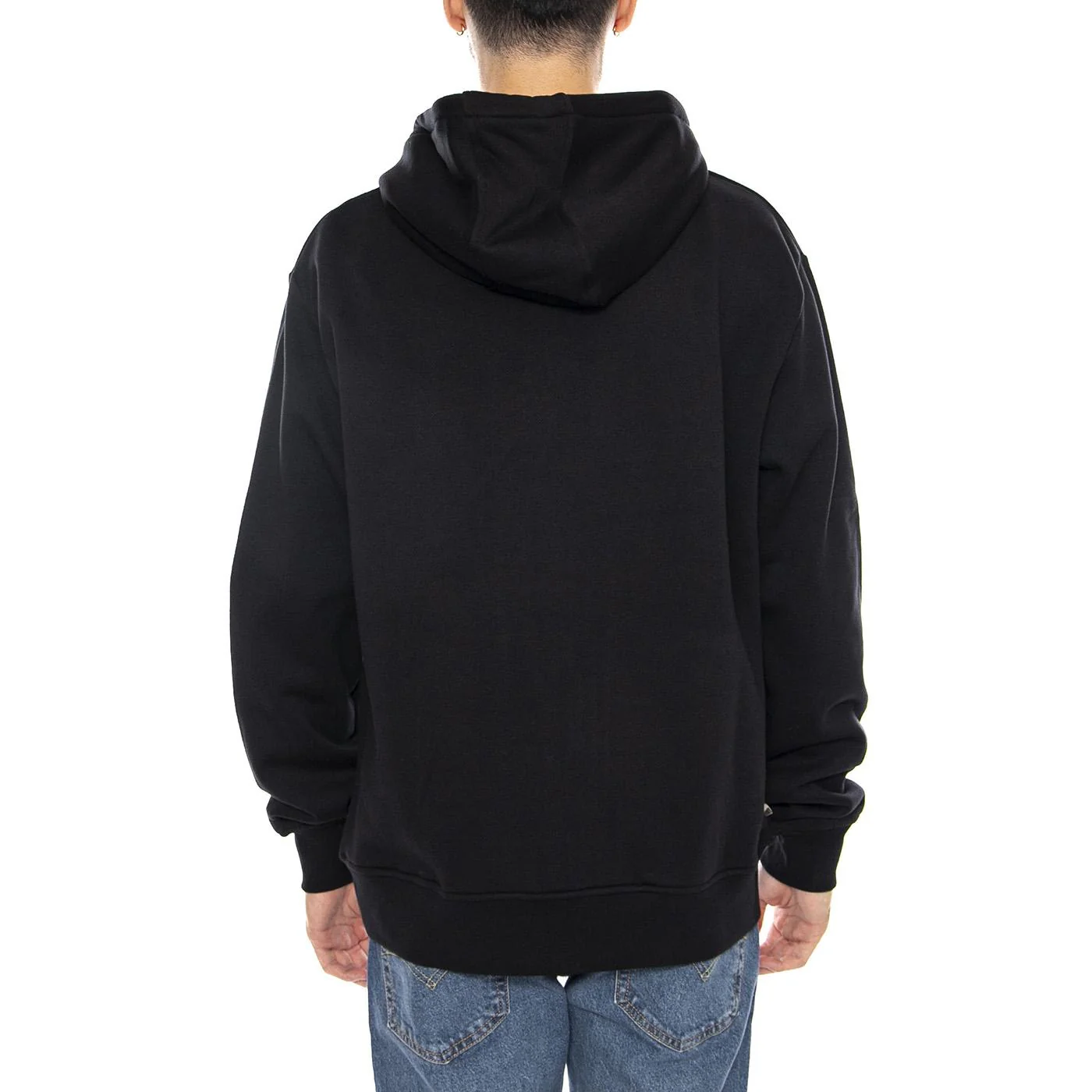 Full Zipped Hoodie Fleece -- Black Men's Hoodie AQUASCUTUM - Image 3