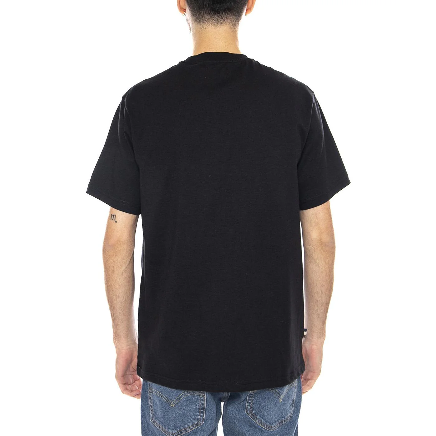 Iconic Pocket T-Shirt -- Men's Crew Neck T-Shirt Black Men's AQUASCUTUM - Image 3