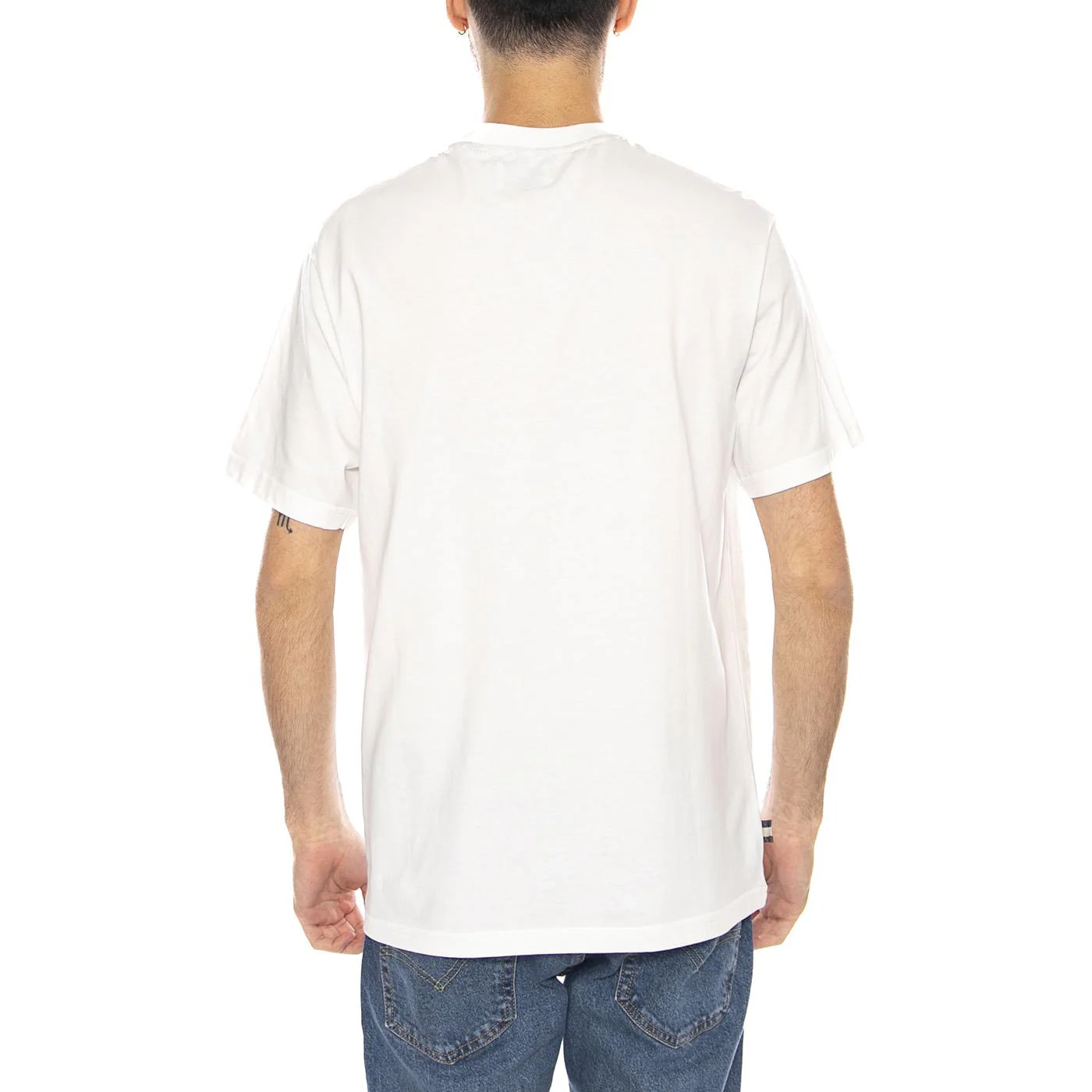Iconic Pocket T-Shirt -- Men's Crew Neck T-Shirt Old White Men's AQUASCUTUM - Image 3