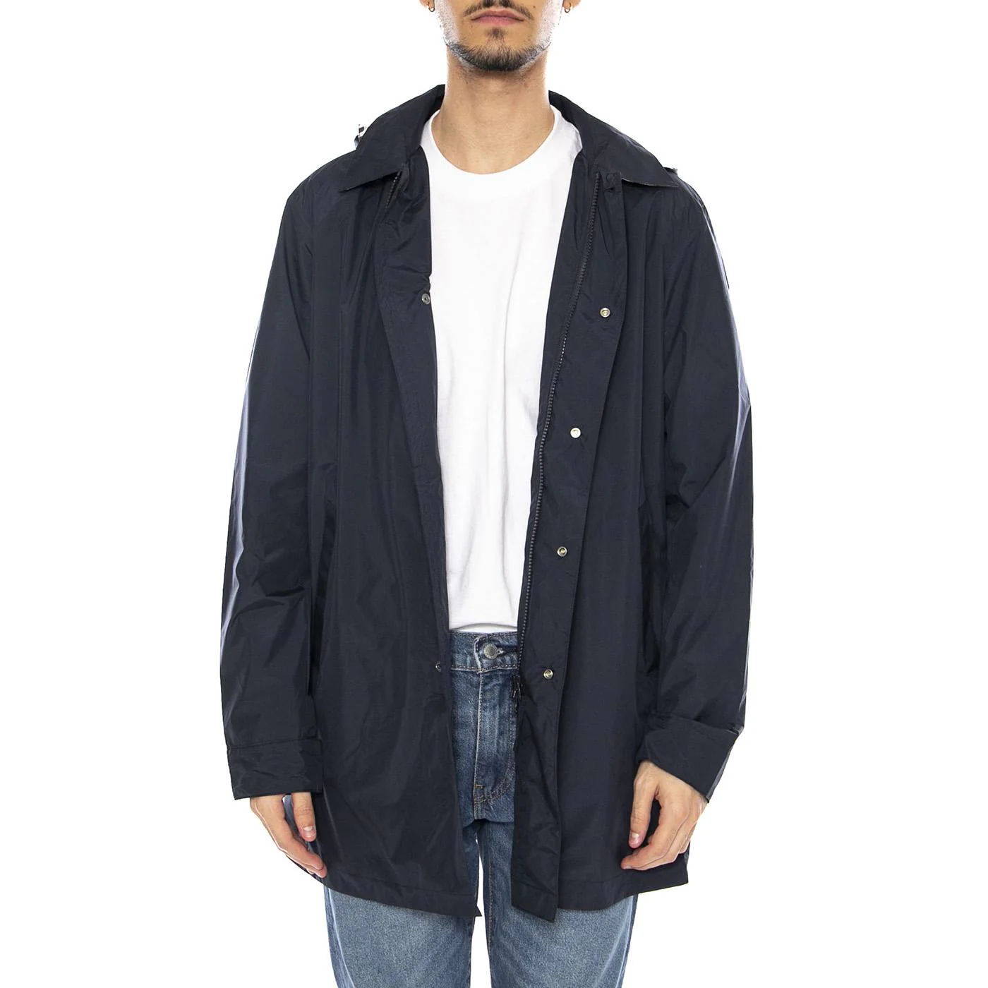 Packable Trench -- Navy Men's Trench Coat AQUASCUTUM - Image 2