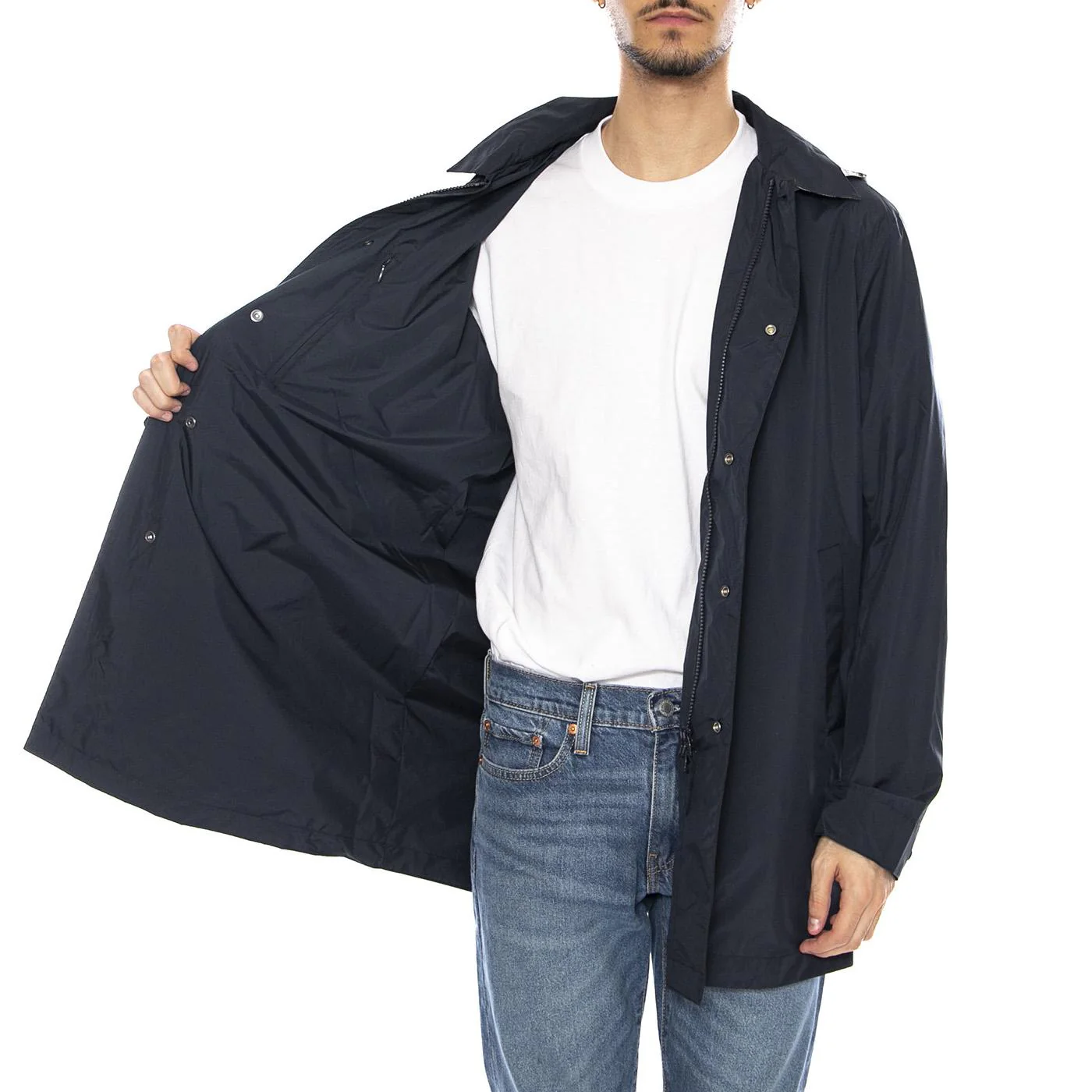 Packable Trench -- Navy Men's Trench Coat AQUASCUTUM - Image 4