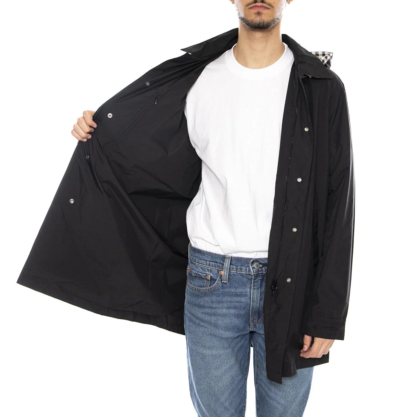 Packable Trench -- Black Men's Trench Coat AQUASCUTUM - Image 4