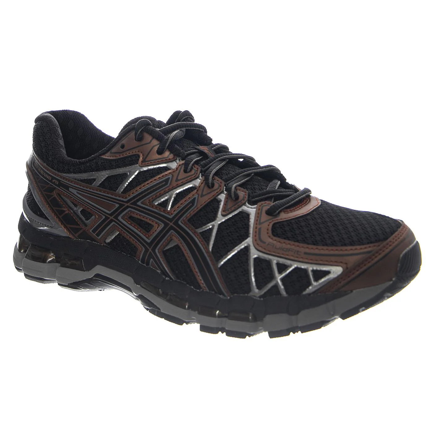 ASICS Gel-Kayano 20 Black/Reddish Brown -- Men's Black Shoes - Image 2
