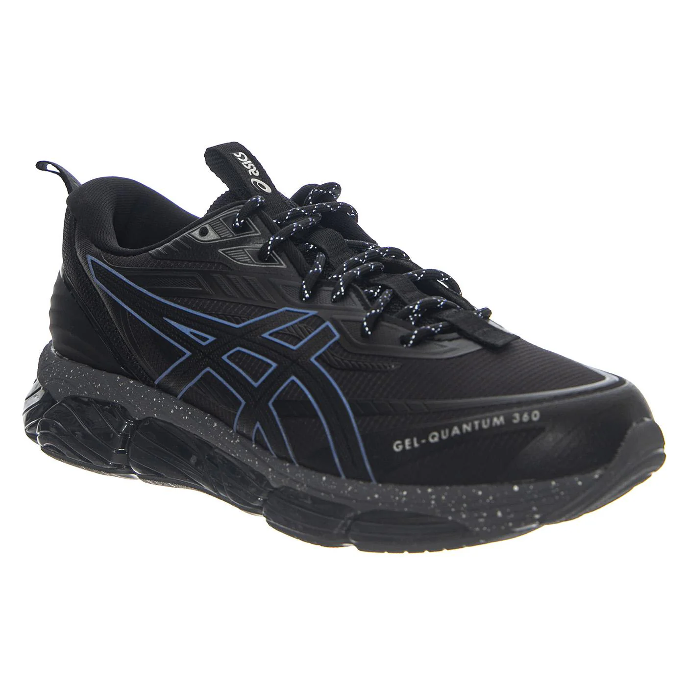 ASICS GEL-QUANTUM 360 VIII Utility Black / Asics Blue - Men's Black Lace-Up Shoes - Image 2
