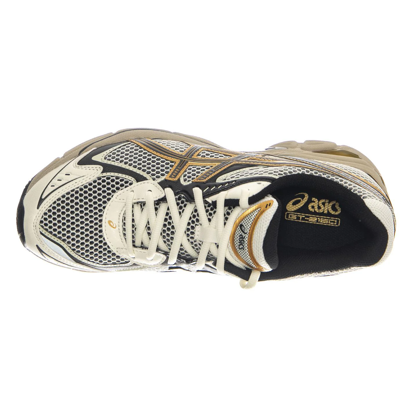 ASICS GT-2160 Cream / Pure Gold Shoes - Men's Multicolor Lace-Up Shoes - Image 6