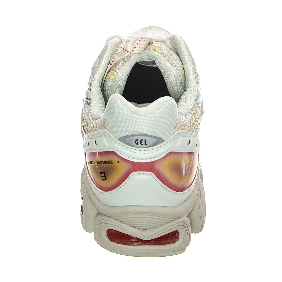 Mens UB5-S Gel Nimbus White Lace-Up Low-Profile Shoes - Image 4