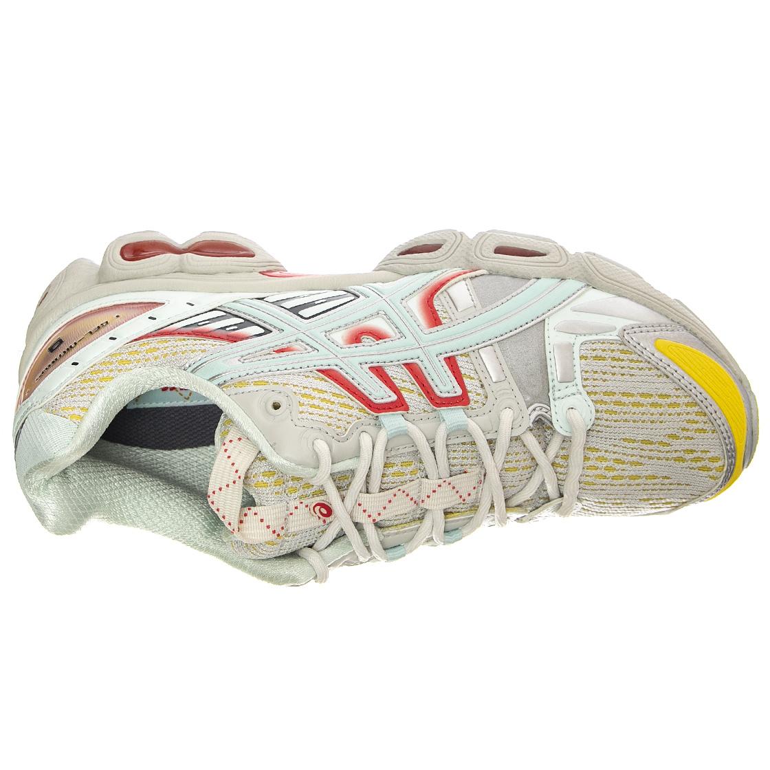 Mens UB5-S Gel Nimbus White Lace-Up Low-Profile Shoes - Image 6
