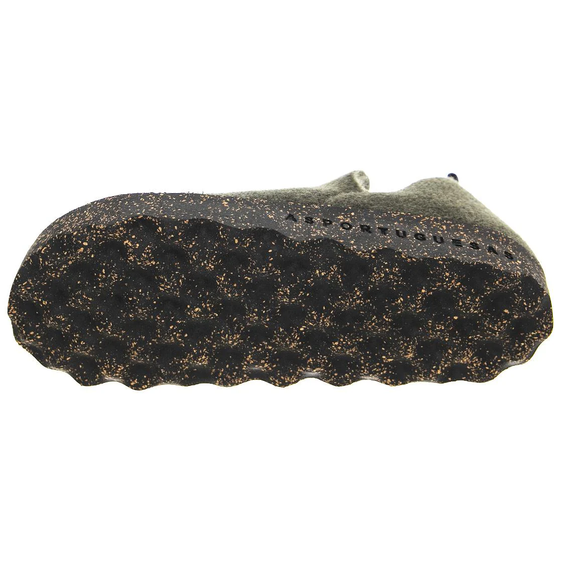 Mens City Mono Felt Military Green Shoes - Image 5