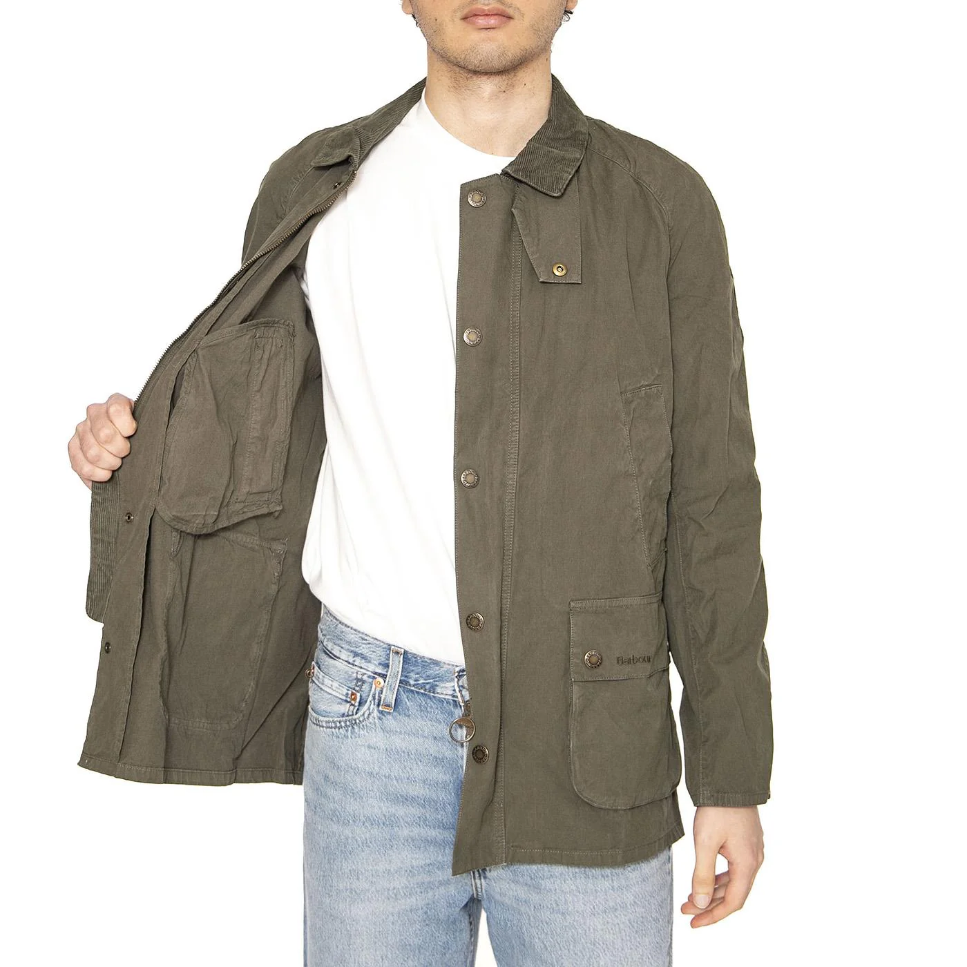 Ashby Casual Olive Jacket - Image 4