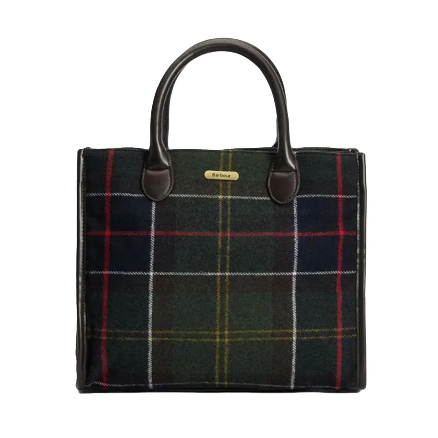Barrhill Tartan Tote Bag - Women's Tartan Tote Bag BARBOUR