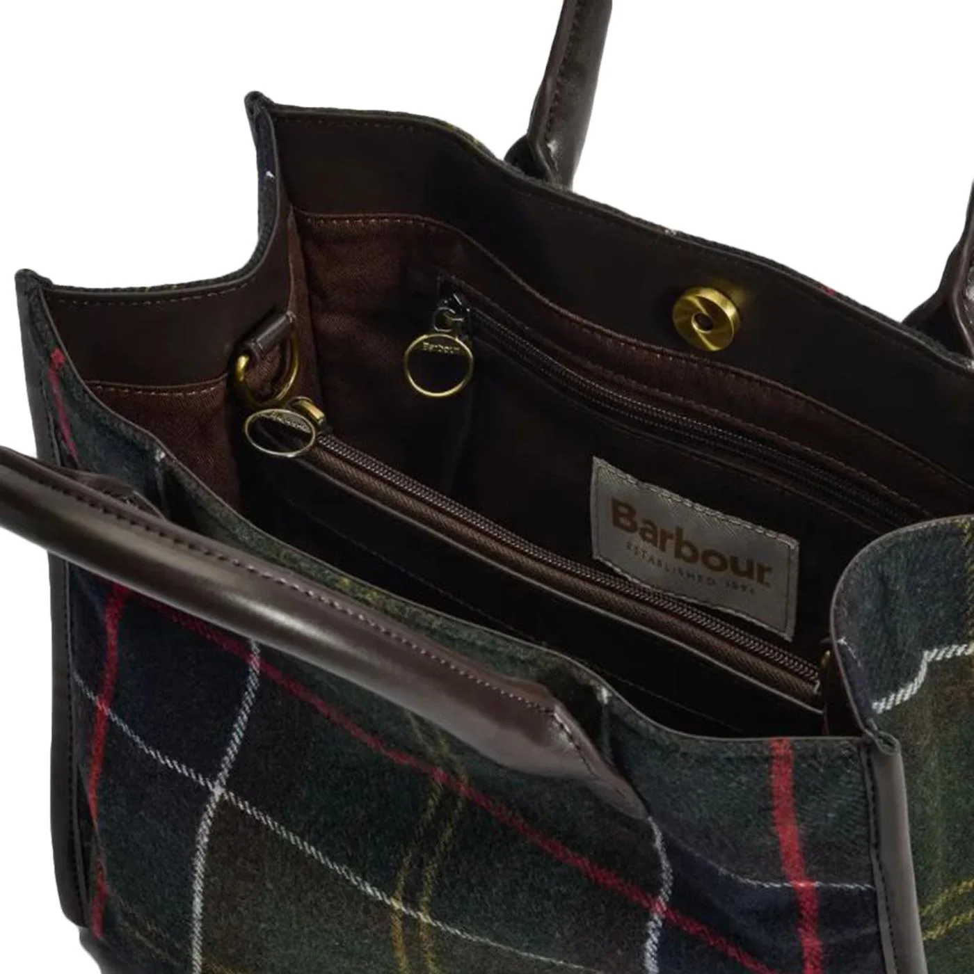 Barrhill Tartan Tote Bag - Women's Tartan Tote Bag BARBOUR - Image 5