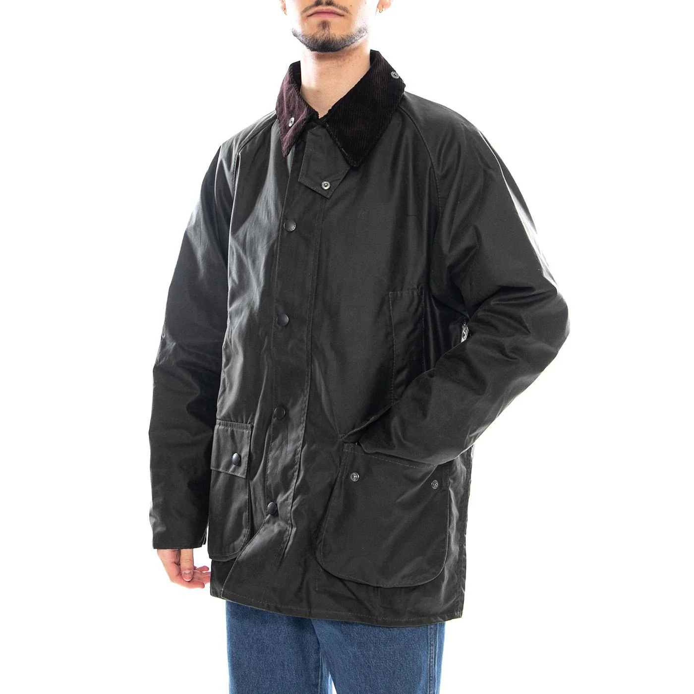 Bedale Wax Jacket OL99 - Men's Green Jacket BARBOUR