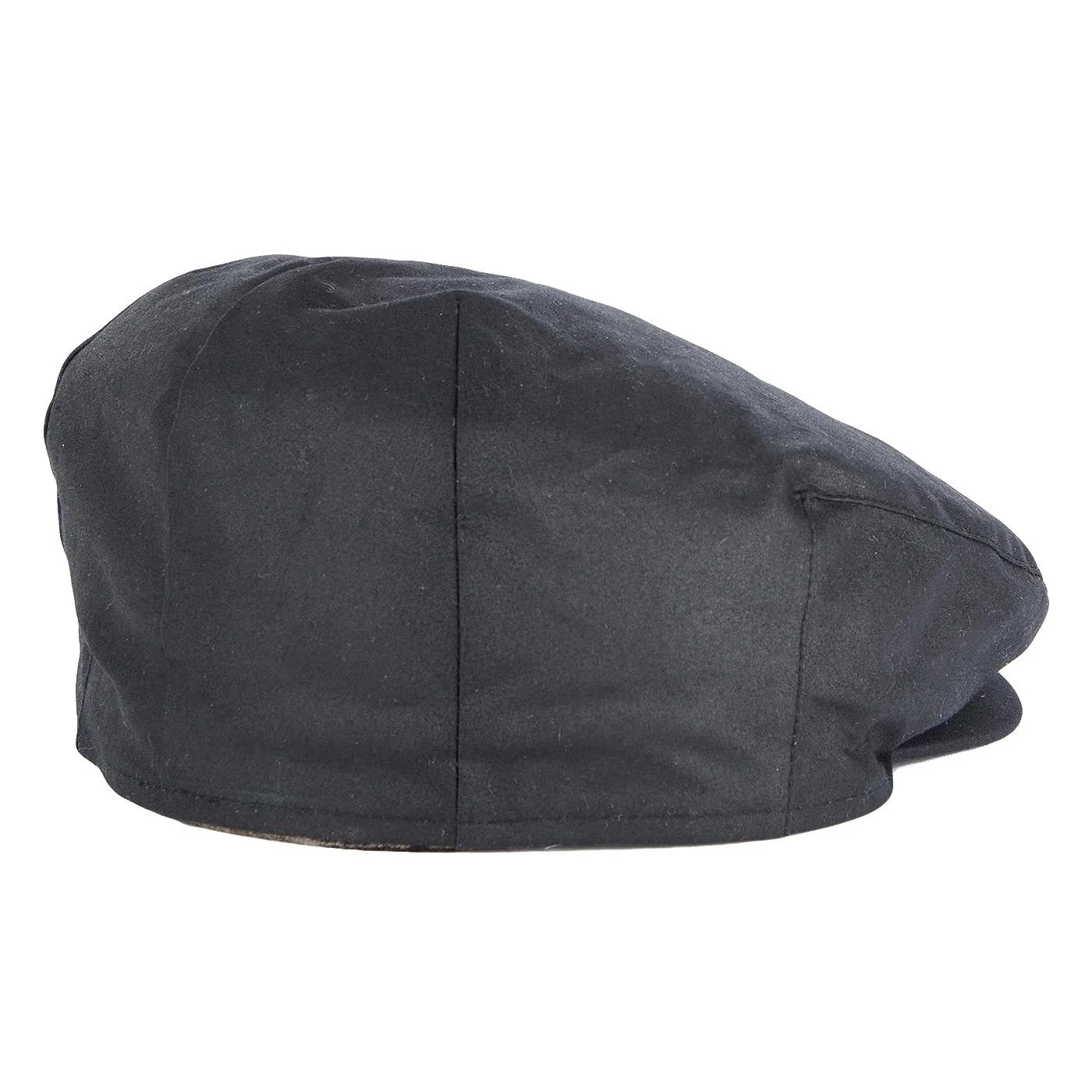 Cheviot Wax Flat Cap Black Winter Dress - Image 2