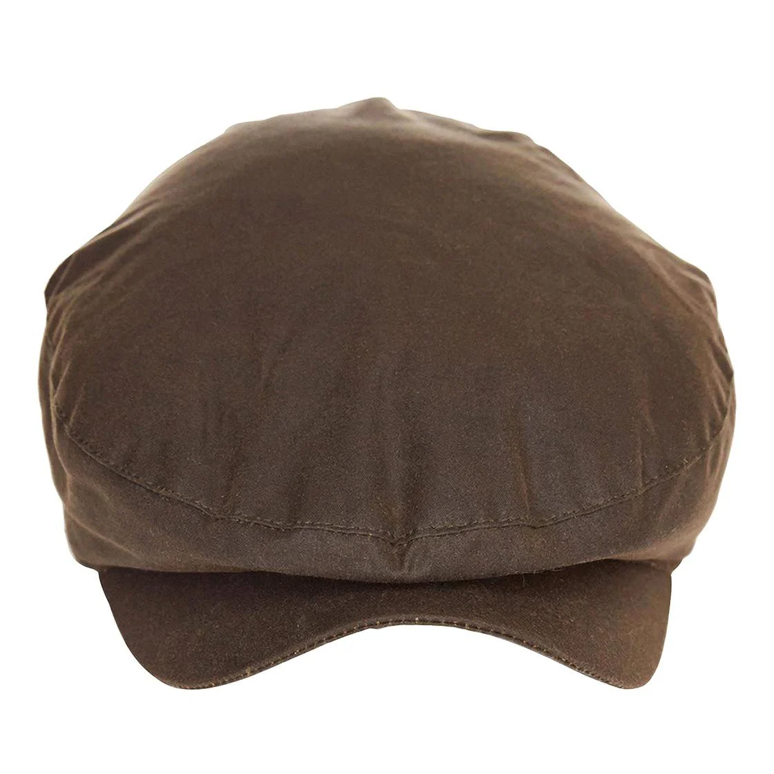 Cheviot Wax Flat Cap Olive
