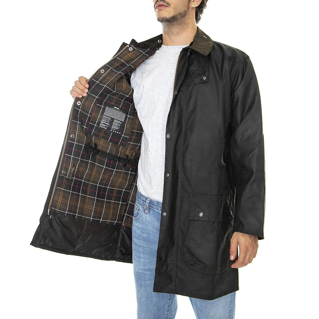 Classic Northumbria Wax Jacket Olive - Image 4
