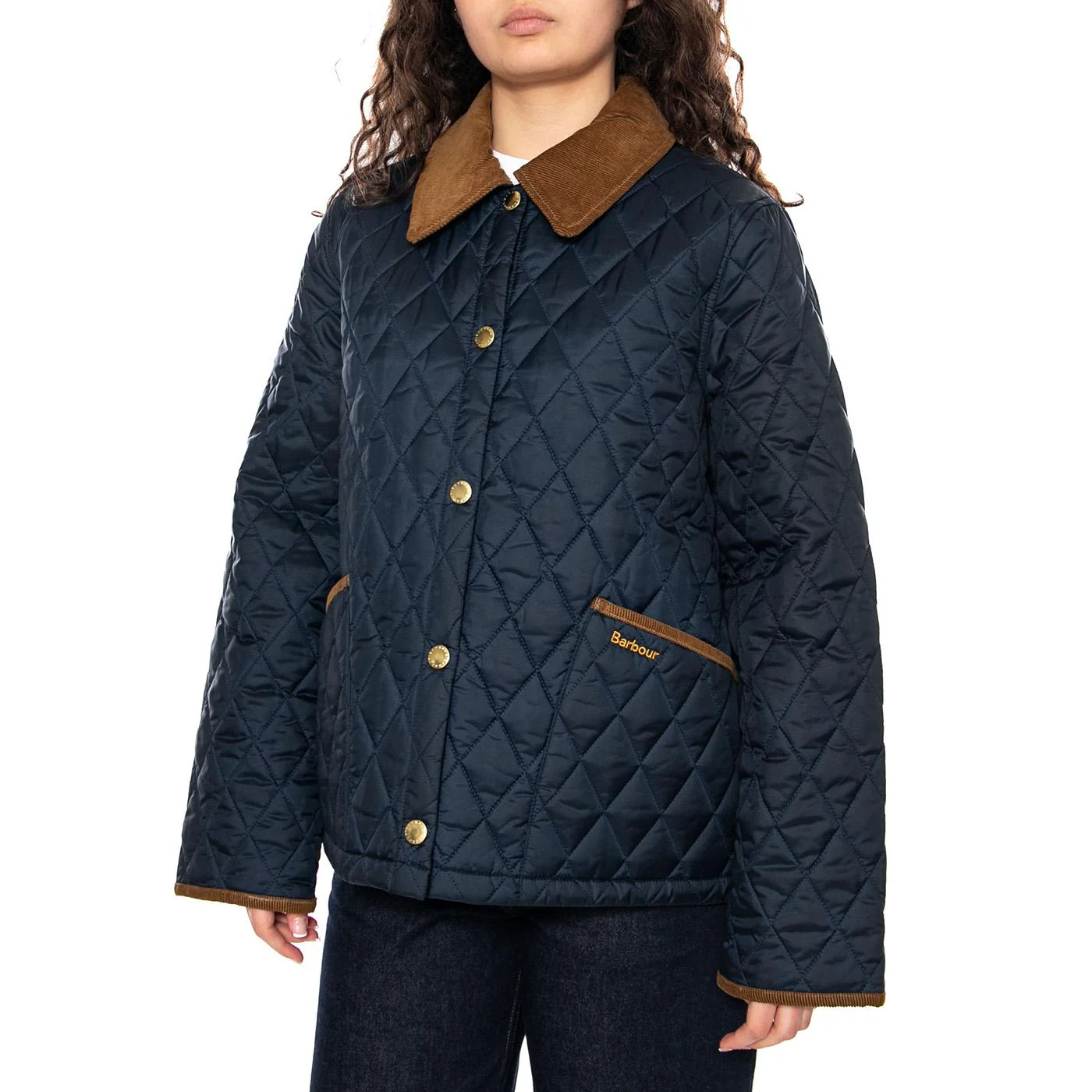 ICONS Liddesdale Quilt Jacket Navy / Classic - Women's Blue Jacket BARBOUR