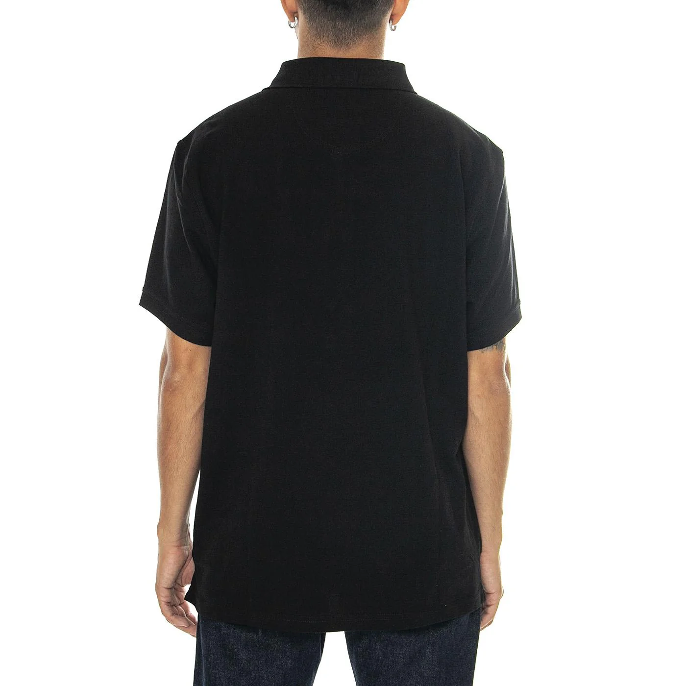 Lightweight Sports Polo Black - Image 3