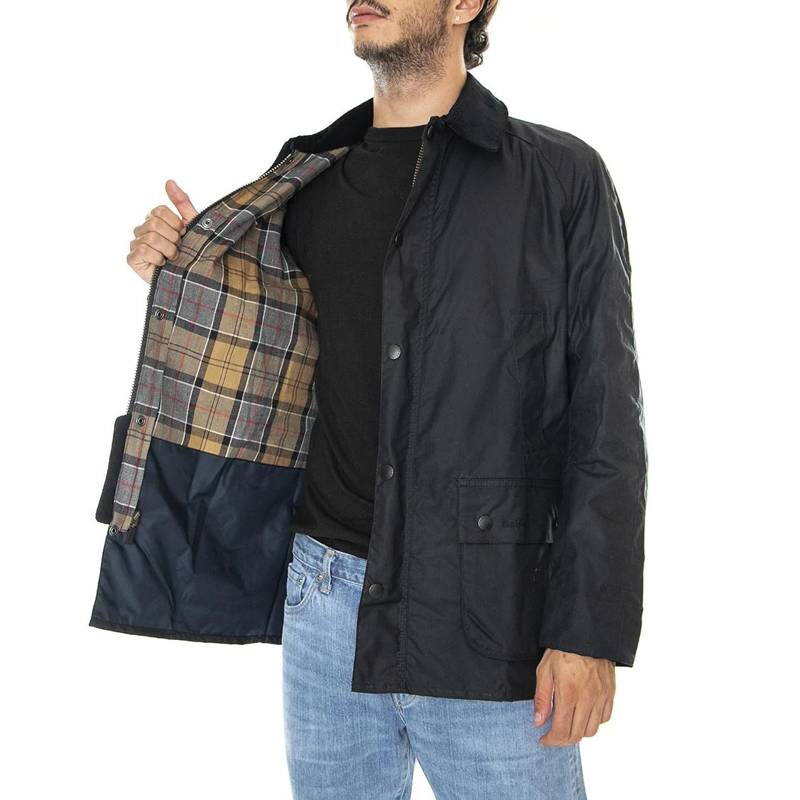Mens Ashby Jacket Navy - Image 4