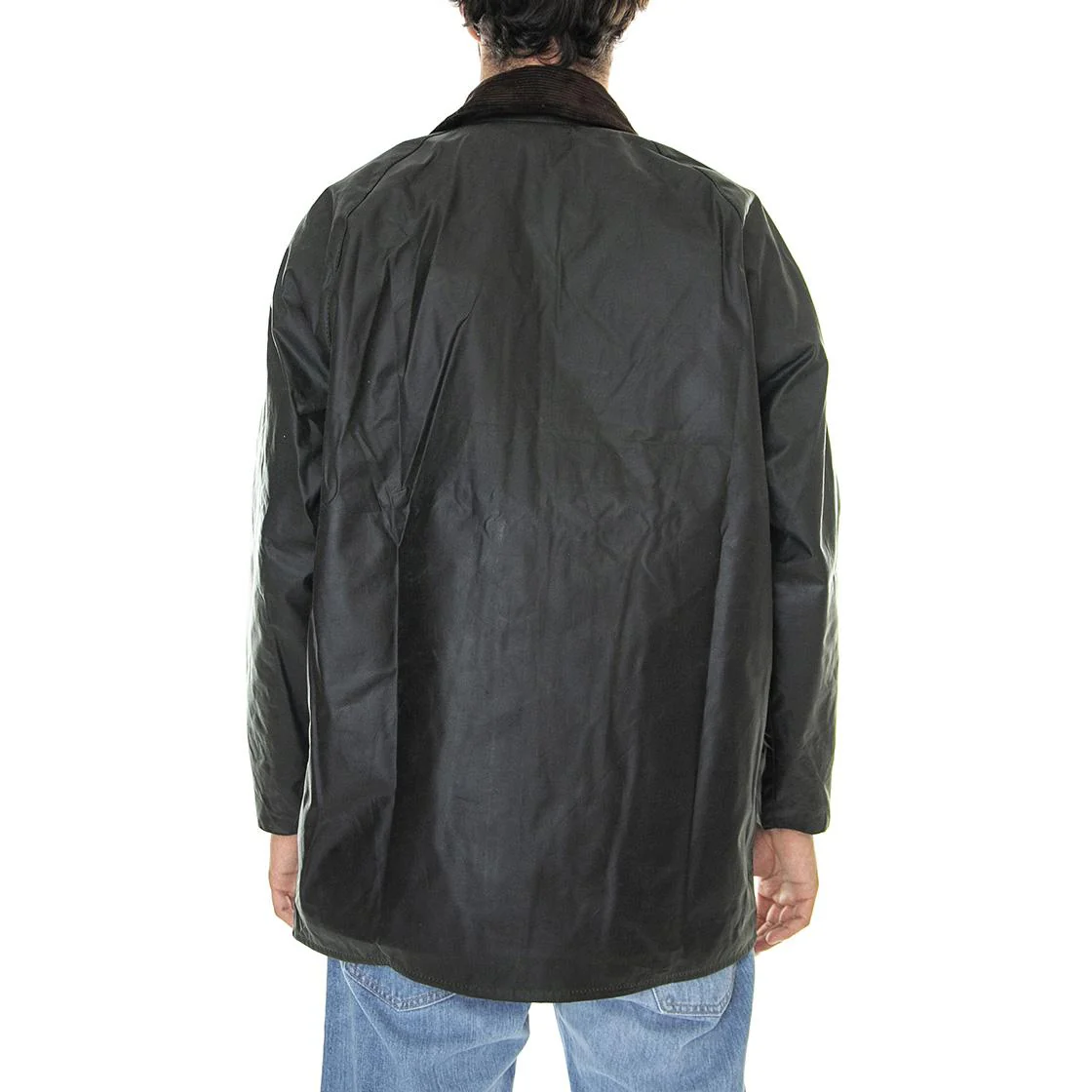 Mens Beaufort Wax Jacket Sage - Image 3