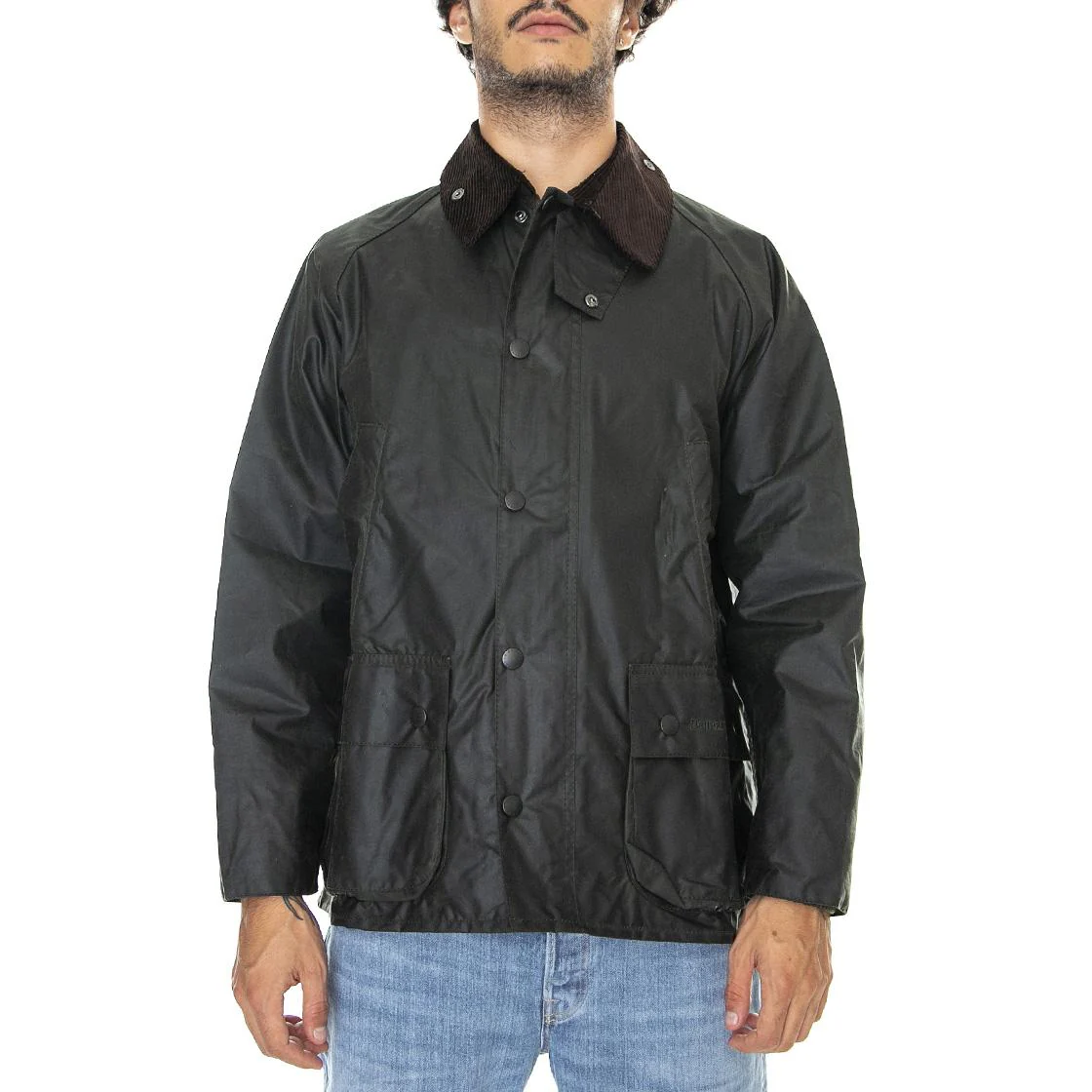 Mens Bedale Wax Jacket Sage - Image 2