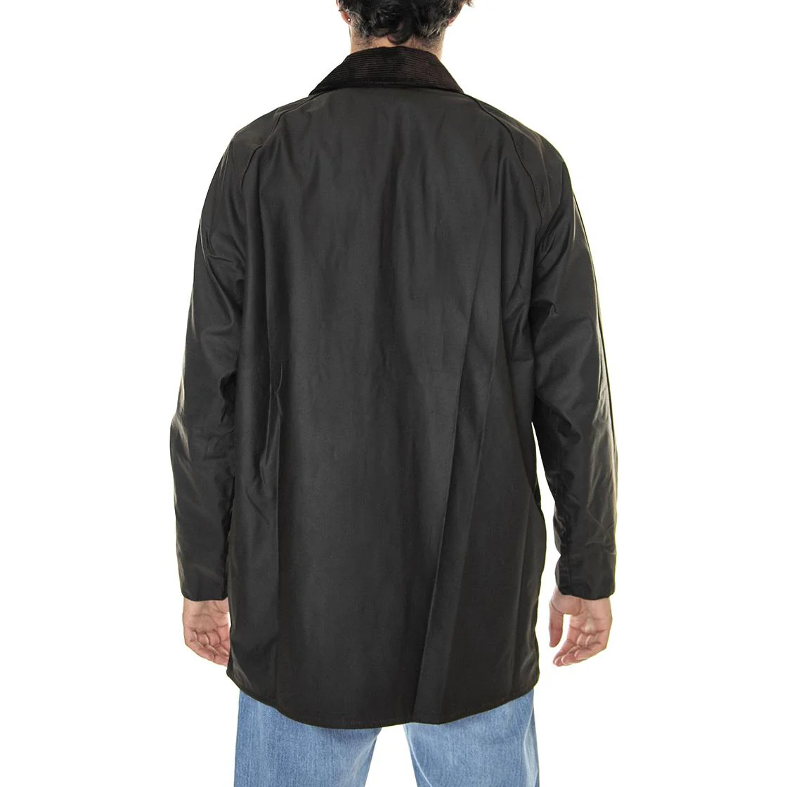 Mens Classic Beaufort Wax Jacket Olive - Image 3