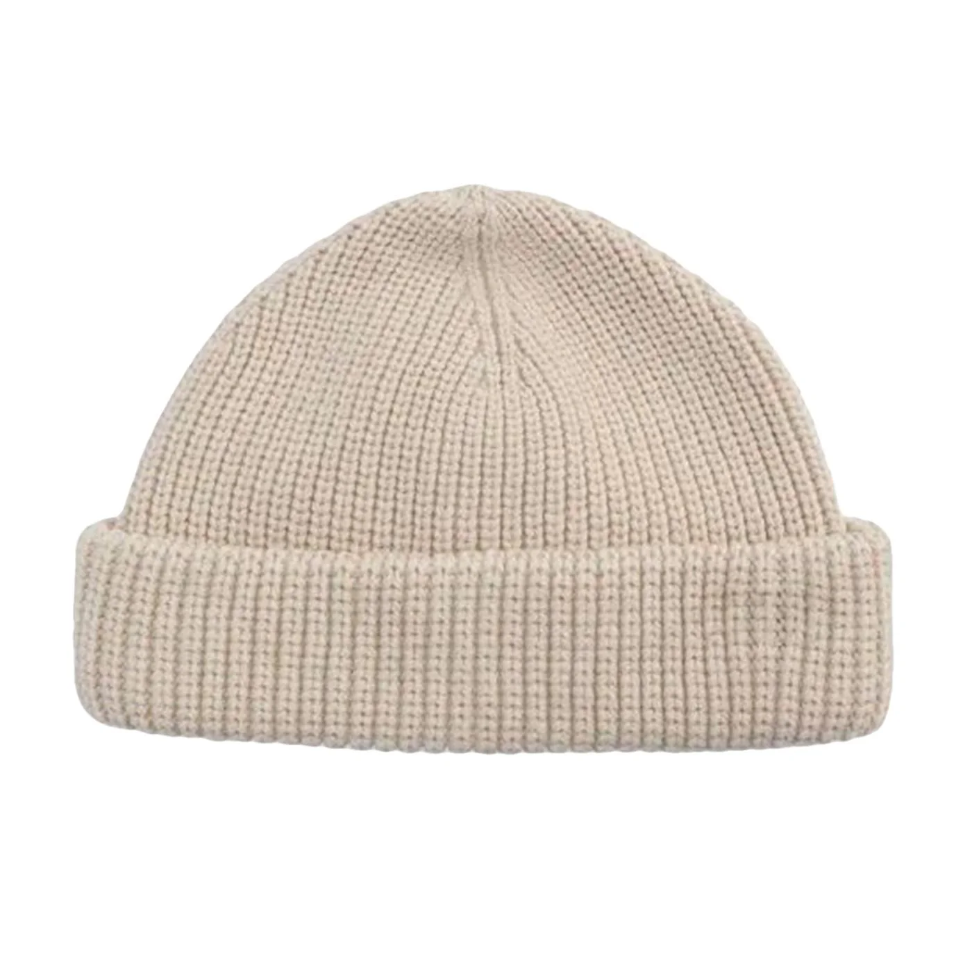 Mosely Beanie Mist - BARBOUR Men's White Ribbed Beanie - Image 3
