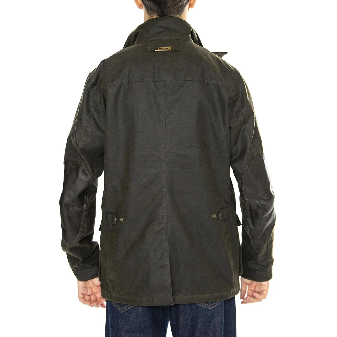 Ogston Wax Jacket Olive - Image 4
