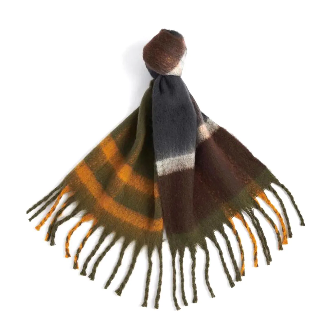 BARBOUR Staffin Tartan Serape - Women's Multicolor Tartan Scarf