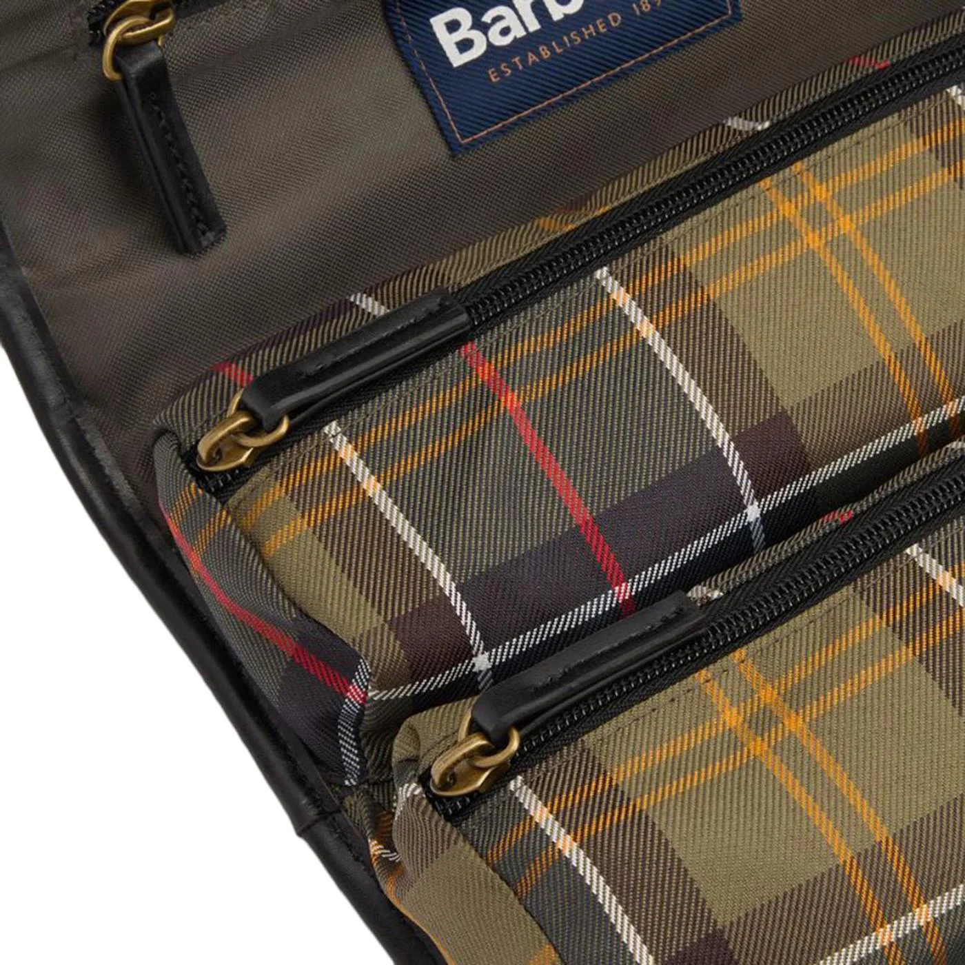 Tartan Hanging Bag - Tartan Hanging Beauty Case for Men BARBOUR - Image 3