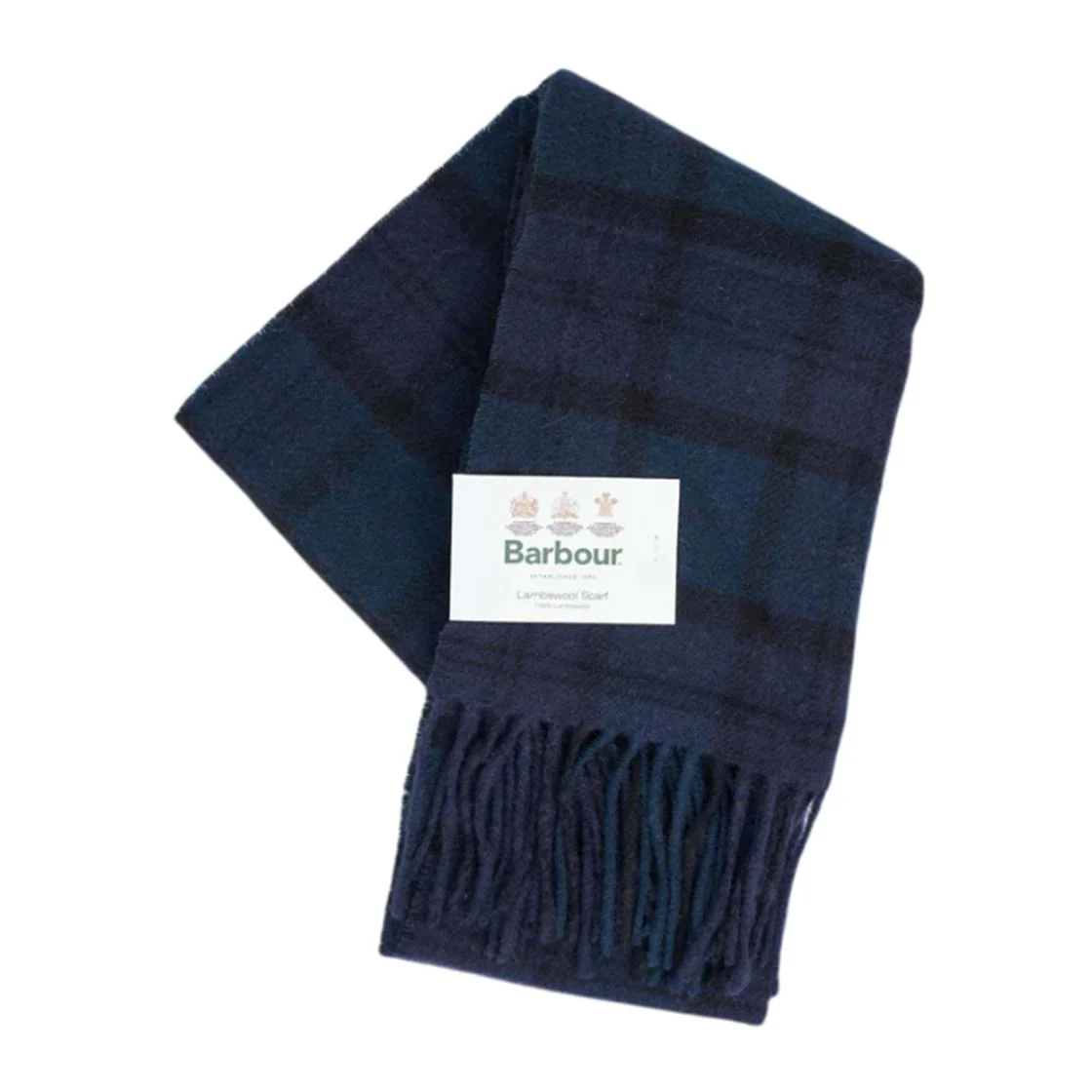 Tartan Lambswool Scarf Black Watch