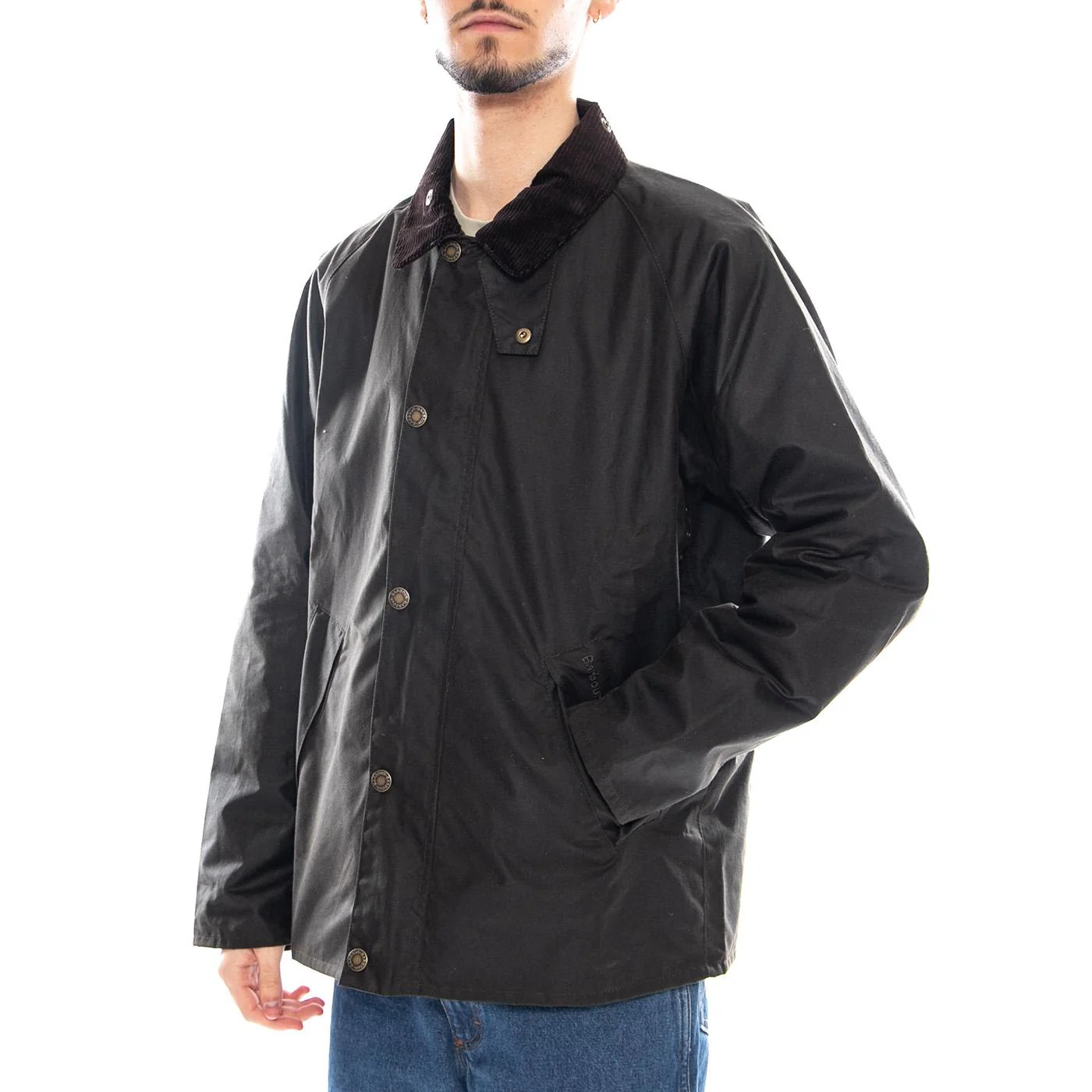 Tracker Wax Jacket - Men's Green Jacket BARBOUR