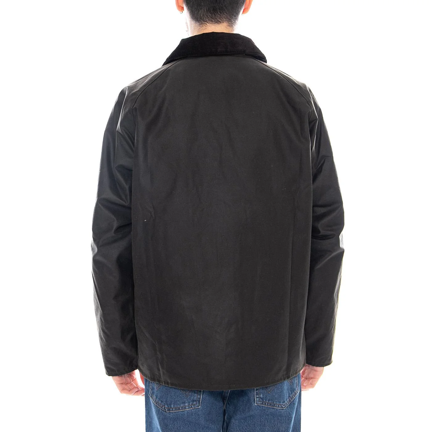 Tracker Wax Jacket - Men's Green Jacket BARBOUR - Image 3