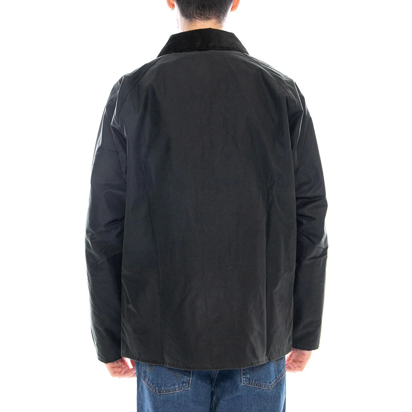 Tracker Wax Jacket - Men's Green Jacket BARBOUR - Image 3