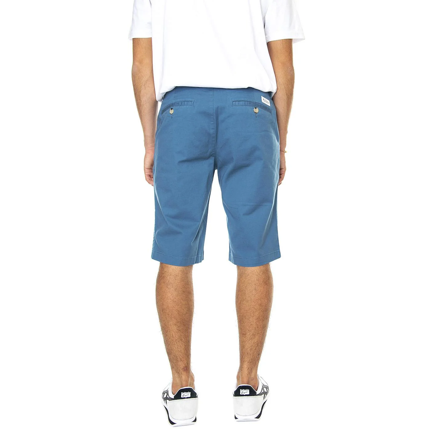 M' Signature Chino Short Wedgewood Blue Pants - Image 3