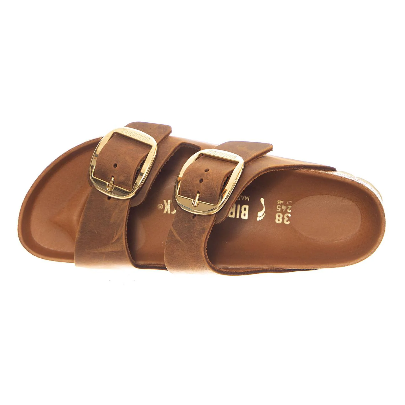 Arizona Big Buckle Oiled Leather - Women's Brown Sandals BIRKENSTOCK - Image 6