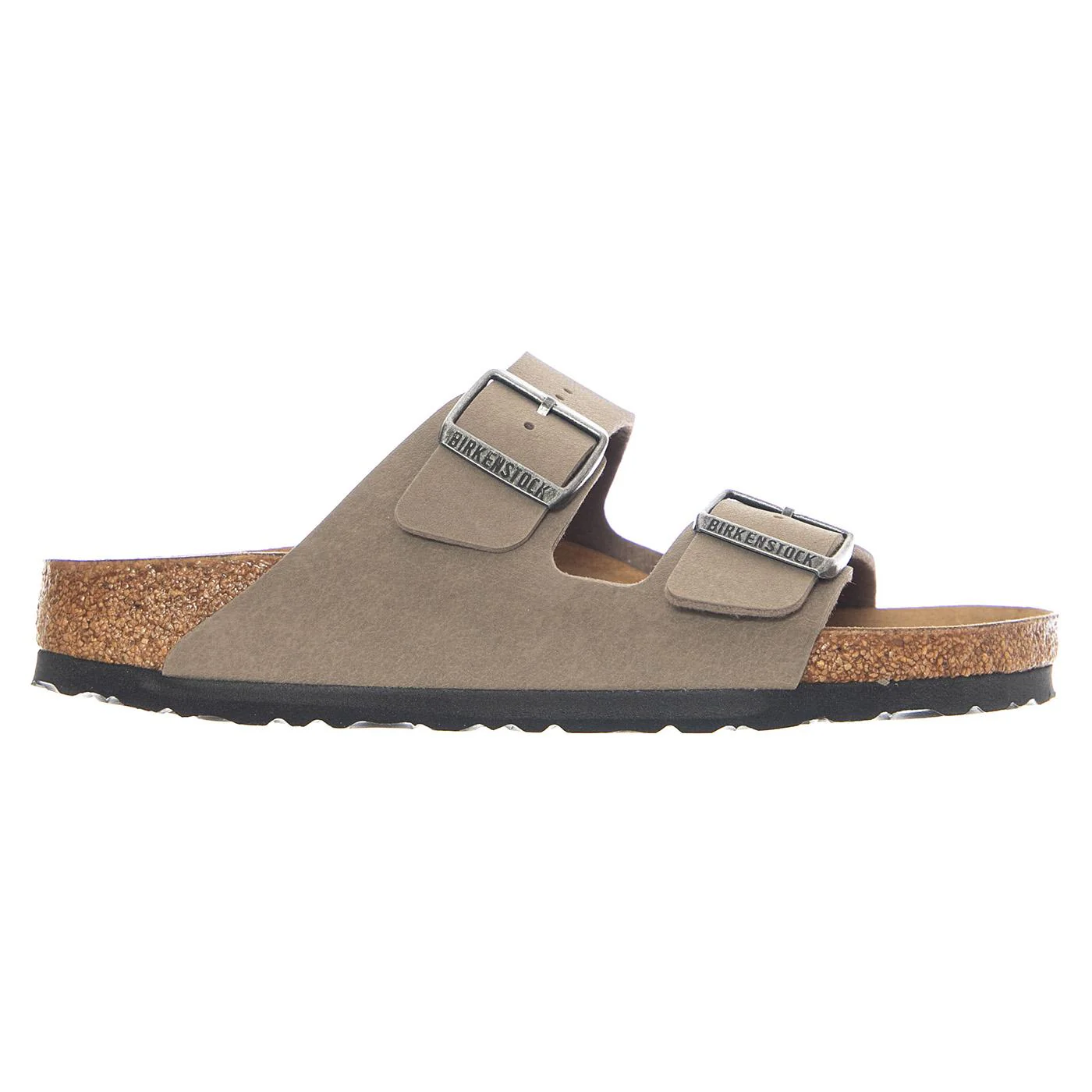 Arizona Birko Flor Narrow Fit Grey Taupe - Grey Sandals for Men / Women - Men BIRKENSTOCK