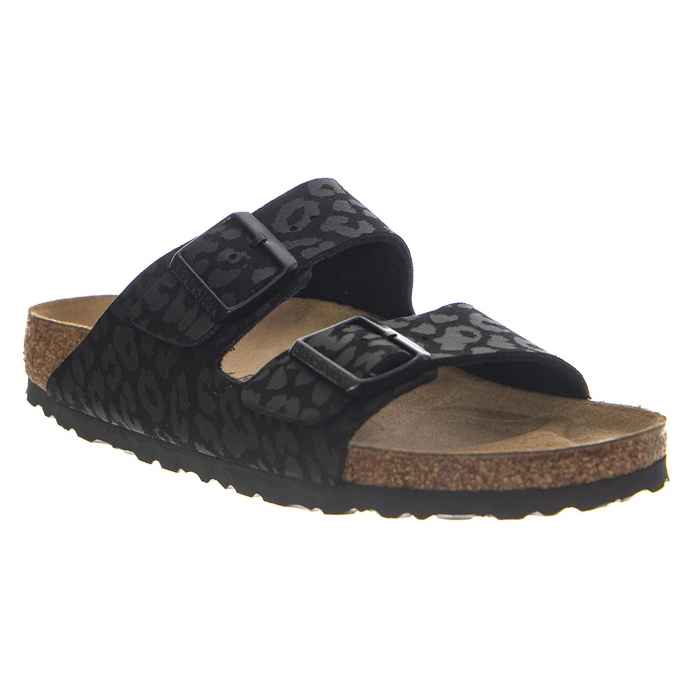 BIRKENSTOCK Arizona Leo Black, Synthetics - Women's Black Sandals - Image 2