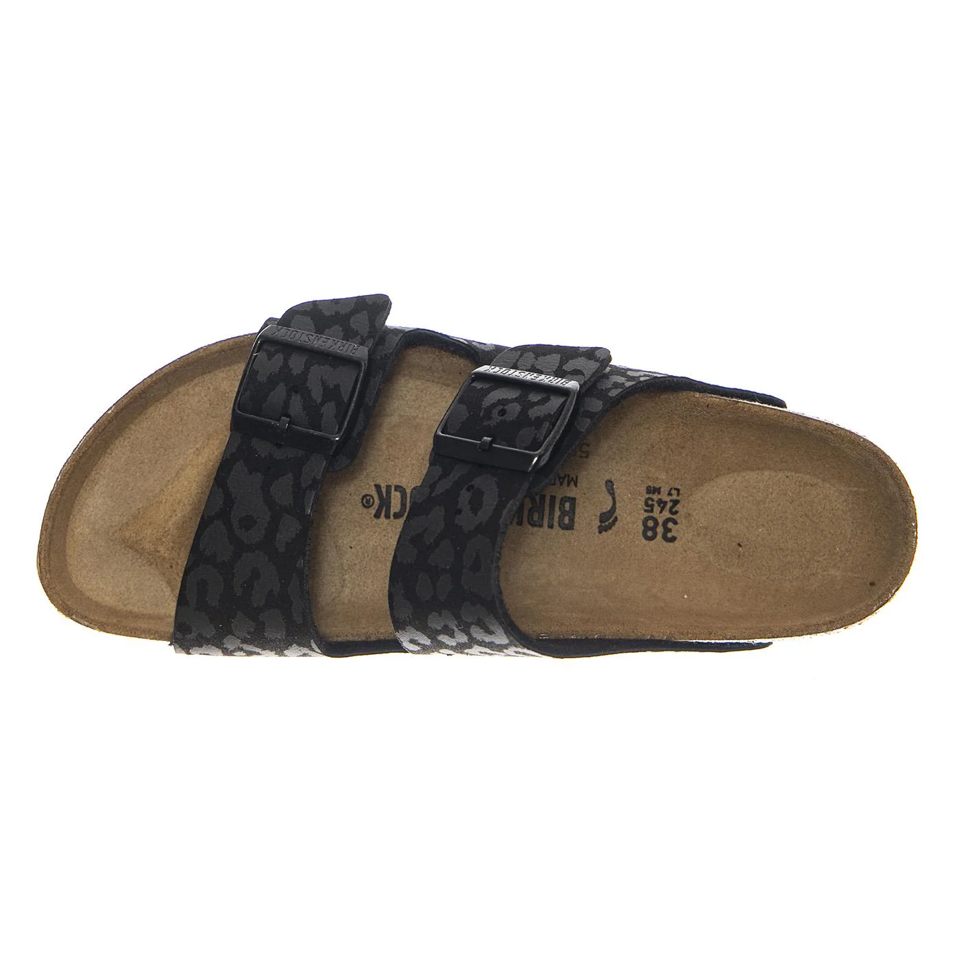 BIRKENSTOCK Arizona Leo Black, Synthetics - Women's Black Sandals - Image 6