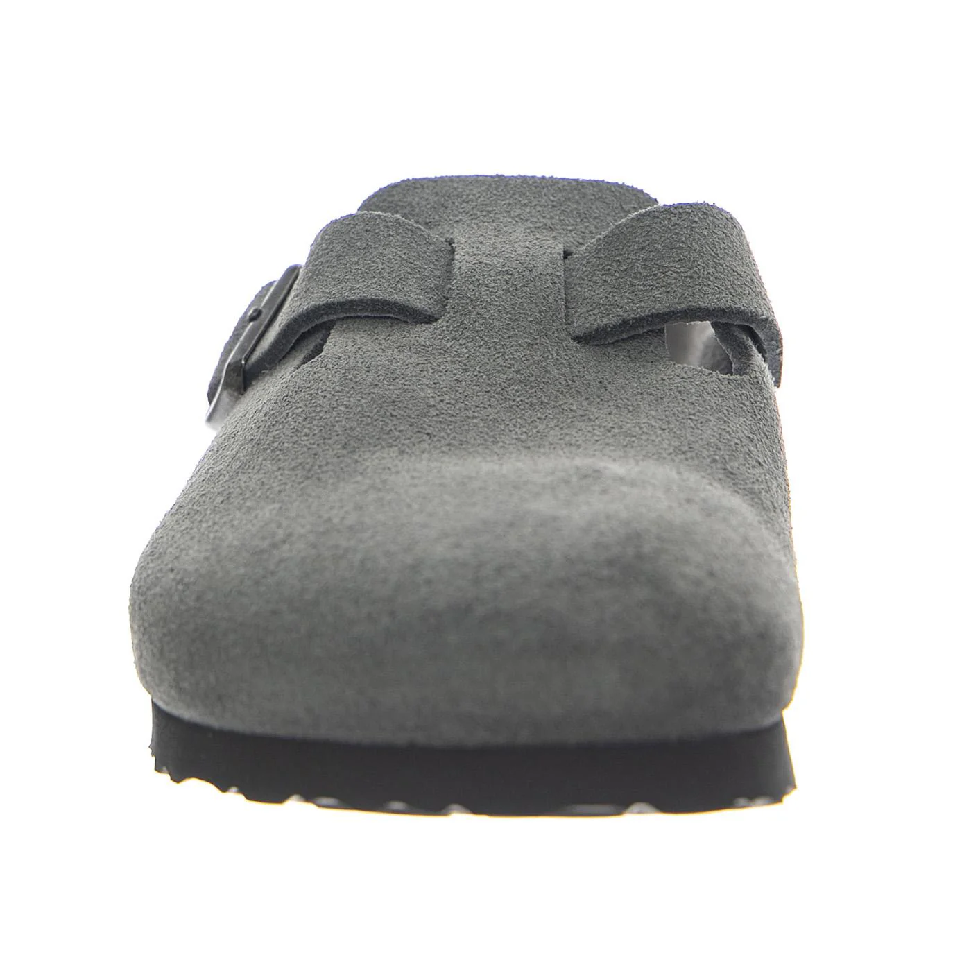 BIRKENSTOCK Boston SFB Basalt Gray, Suede Leather - Men's Grey Sandals - Image 3