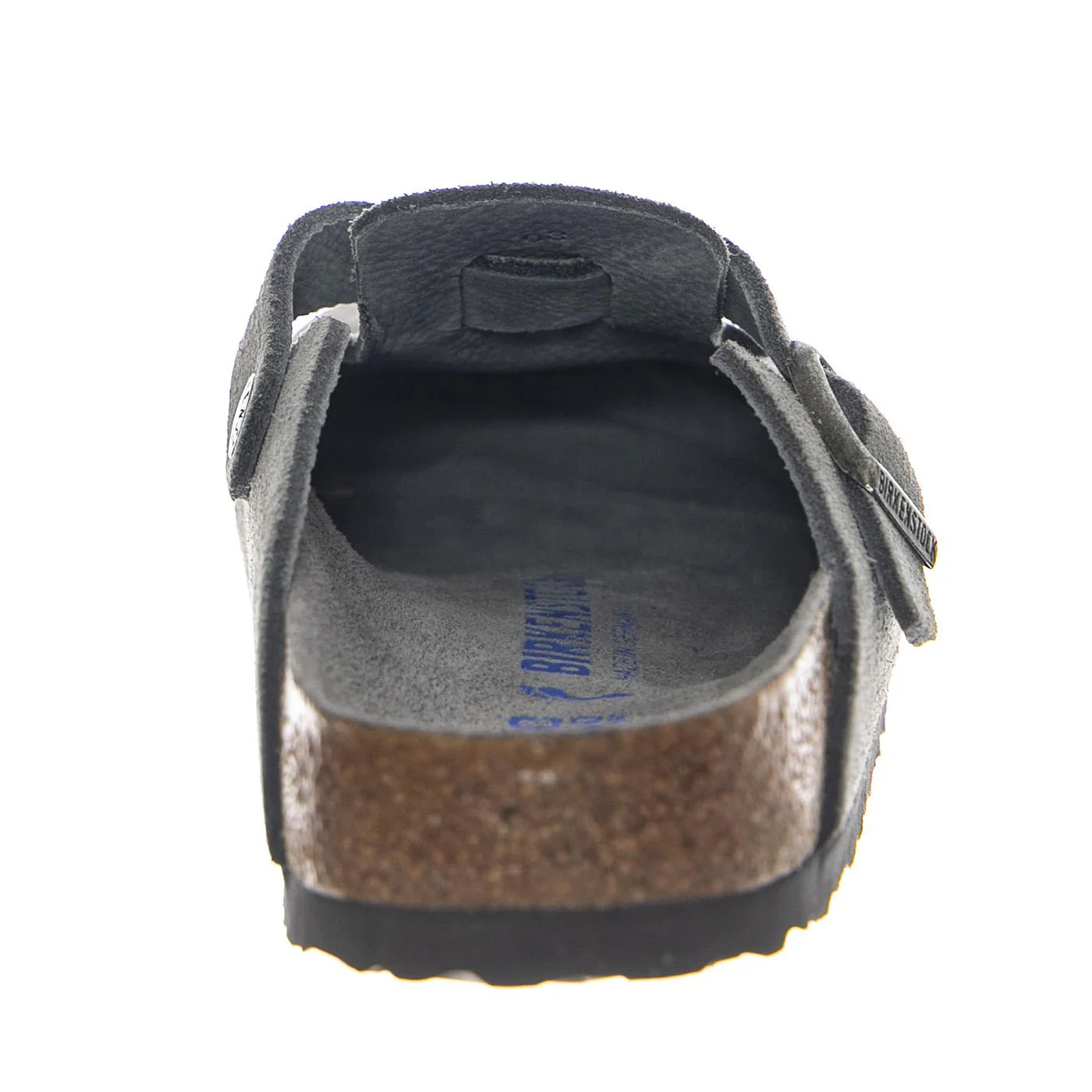 BIRKENSTOCK Boston SFB Basalt Gray, Suede Leather - Men's Grey Sandals - Image 4