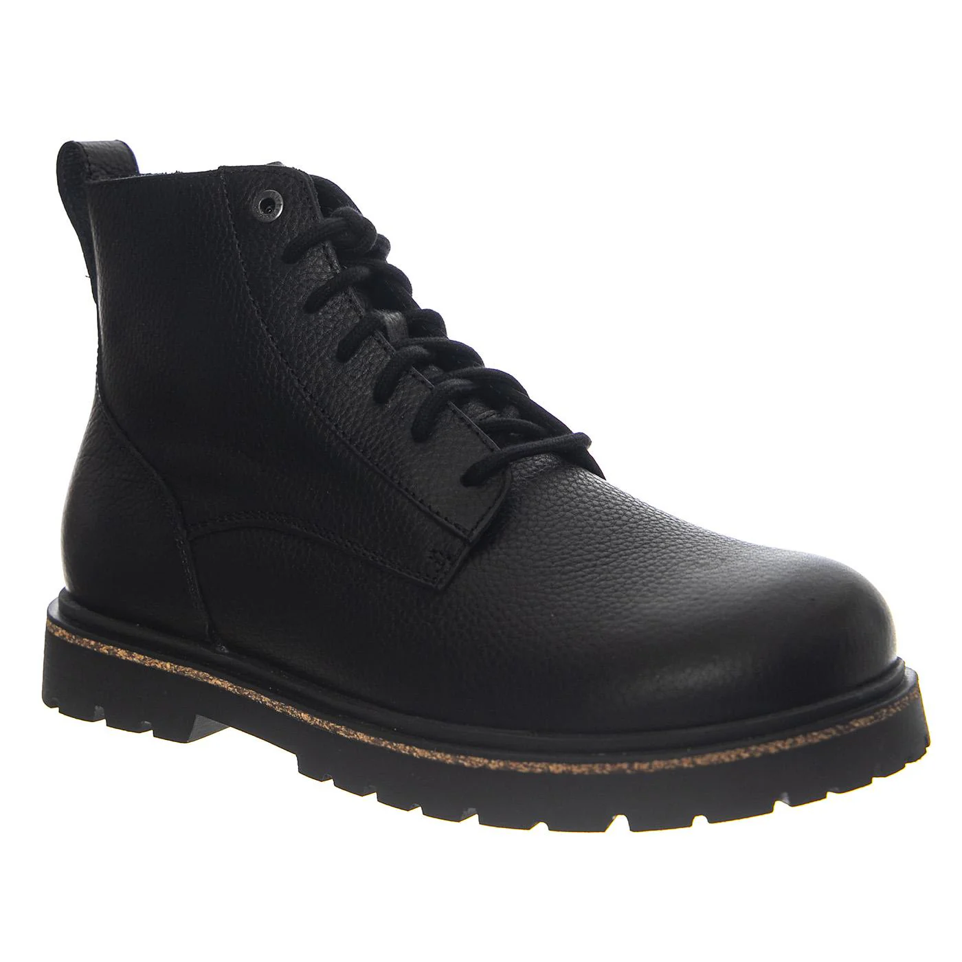 BIRKENSTOCK Highwood Lace Mid N Black, Natural Leather - Men's Black Ankle Boots - Image 2