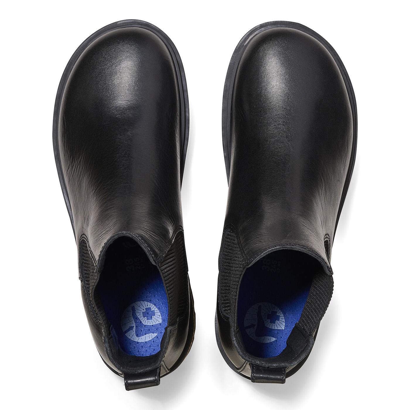 Highwood Slip On Women Black Natural Leather Boots - Image 3