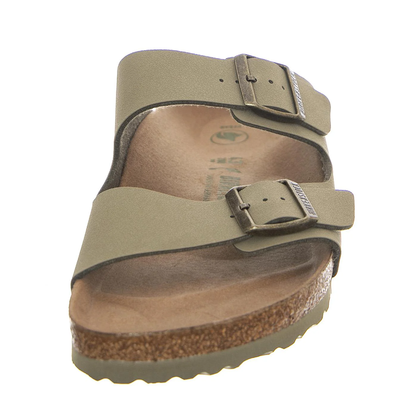 M' Arizona Bs Khaki Vegan Sandals - Narrow Fit - Image 3